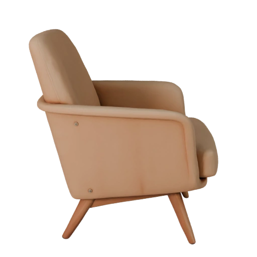 Moderner Lounge-Sessel 3D-Kit-Asset für Studio-Builds