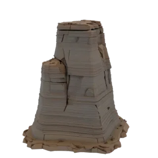 Canyon Pillar Set STL 3D for Tabletop Diorama Bases