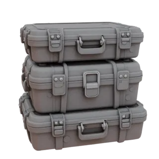 Printable Sealed Toolbox 3D Asset for FDM Printers