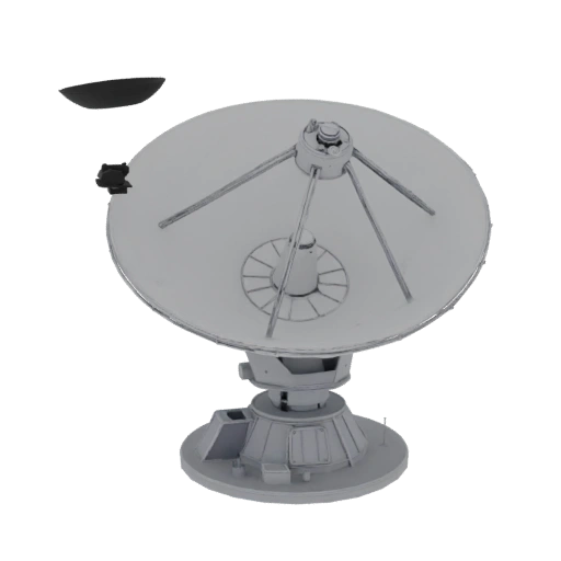 Modello 3D Piatto Radio Osservatorio per Stampanti Resina