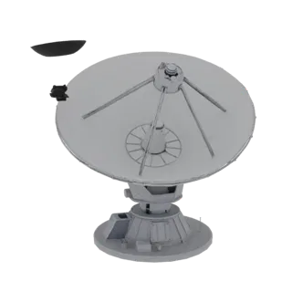 Observatory Radio Dish 3D Asset for Resin Printers