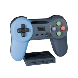 Mini Arcade Stick 3D Asset for Casual Game Engines