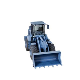Warehouse Wheel Loader 3D Asset for Casual Engines