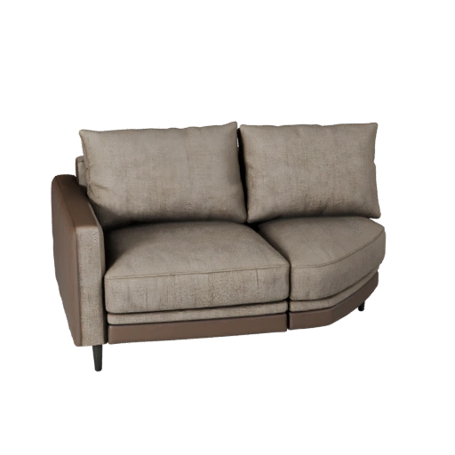 Modulare Couch 3D-Asset für Film und VFX