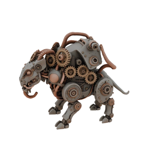Miniatura de Bestia Mecánica Steampunk
