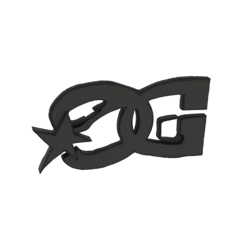 A 3D render of a black 'OG' logo with a star, presented on a white background.
