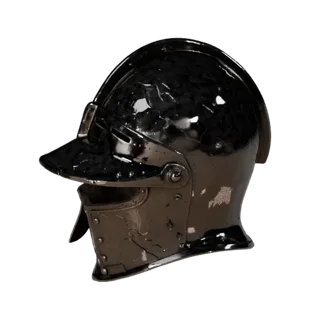 Medieval Combat Helmet 3D Asset for Casual Engines