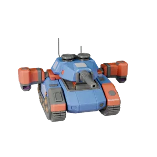 Cartoon Sci Fi Tank 3D Model for Stylized Games PBR Asset