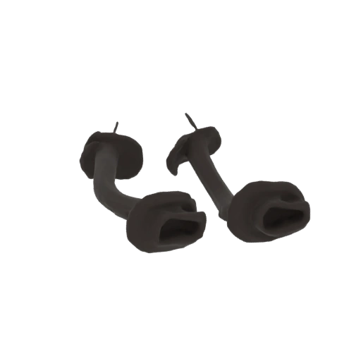 Dark Mushroom Earrings