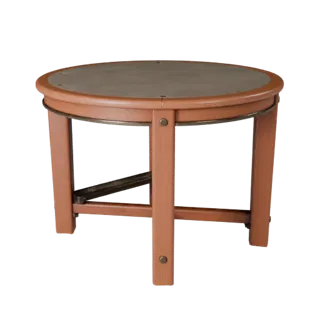 Round Console Table Unreal Engine 3D Asset for Game Engines