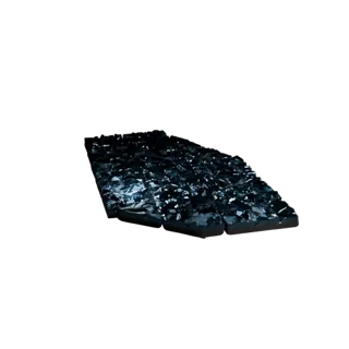 High Poly Alien Crystal Plain Tile 3D for VFX Close-Ups