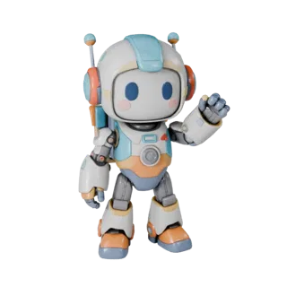Printable Cute Robot Mascot STL Asset Pack | Resin Print