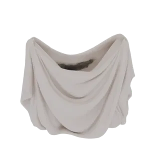 Escultura de Tecido Drapeado Modelo 3D