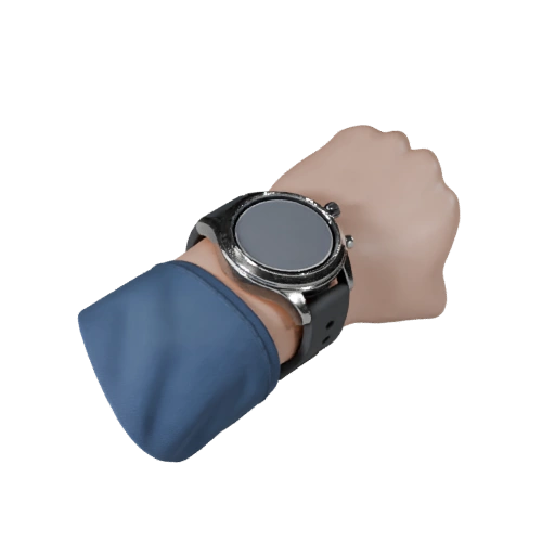 Reloj de Vestir Listo para la Web, Activo 3D para Navegadores en Línea