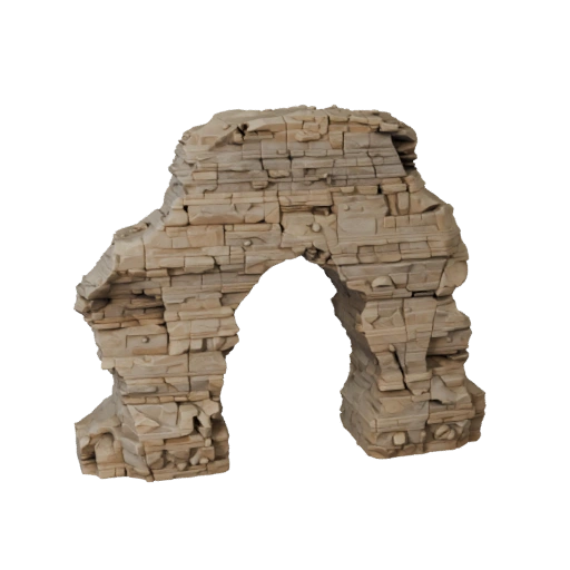Kit Modulare 3D di Rocce ad Arco in Arenaria per la Costruzione di Livelli