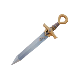 Fantasy Dagger with Gold Handle