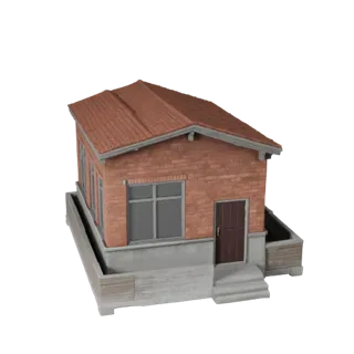 Tiny House 3D Model for Blender - Render Asset for Architecture