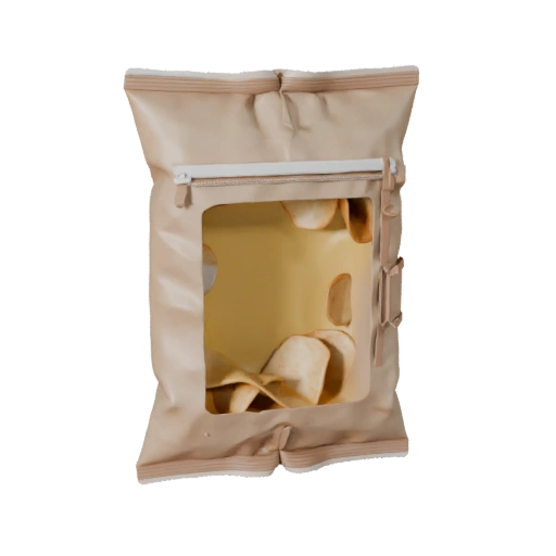 Modèle 3D de Sachet de Chips Scellé pour Bundle de Studios de Cinéma