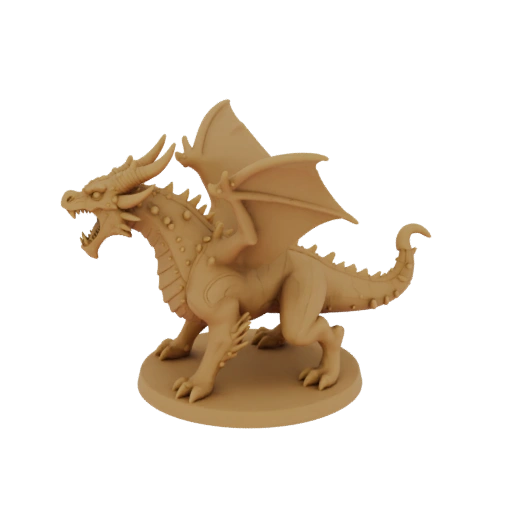 Fantasy Grim Drache Bogenschütze Miniatur STL
