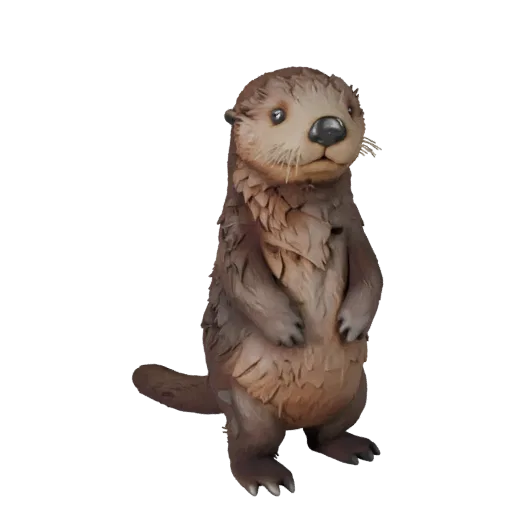 Sea Otter 3D Model for Unity - Game Ready Asset, FBX | Royalty-Free