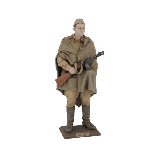 Soviet Soldier with PPSh-41