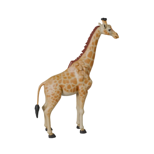 Modèle 3D Girafe Haute Poly - Actif STL Détaillé pour Impression