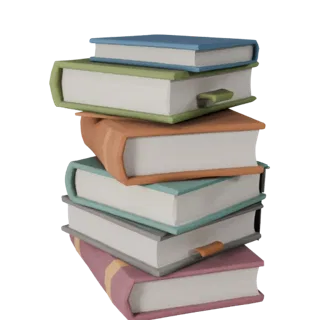 Modern Book Stack 3D Game Asset for Realtime Engines