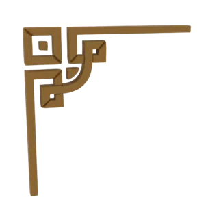 Ornate Corner Bracket