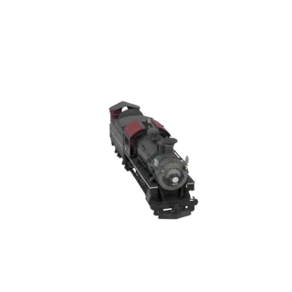 Locomotora de Vapor Antigua Modelo 3D
