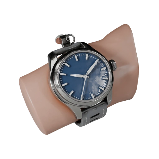 Reloj de Bolsillo Deportivo Modelo 3D para Páginas de Tienda Online