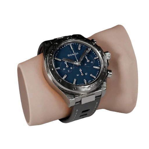 Reloj Cronógrafo Deportivo Modelo 3D AR para Uso Online