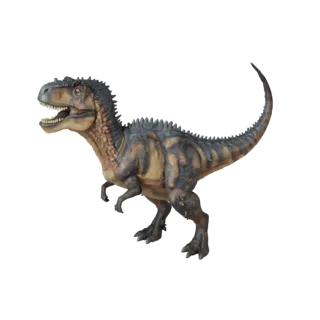 High Poly Allosaurus 3D Model - Detailed STL Asset for Printing