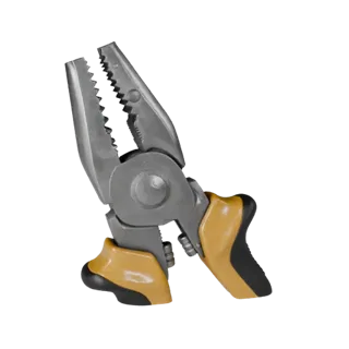 Detailed Precision Pliers 3D Hero Asset for Studio