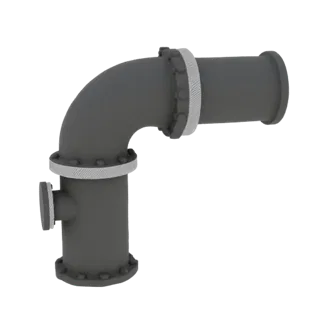 Pipe Reducer with Flanges