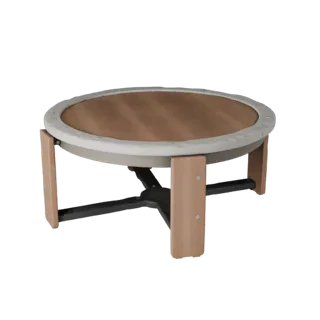 Round Coffee Table Unreal Engine 3D Asset for Game Engines