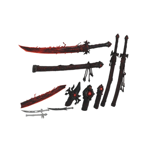 Demonic Crimson Swords Set