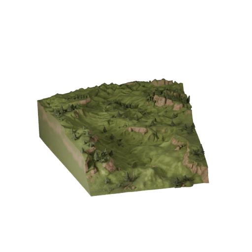 Bioma Valle Alpina Asset 3D Unreal per Costruzioni Realtime