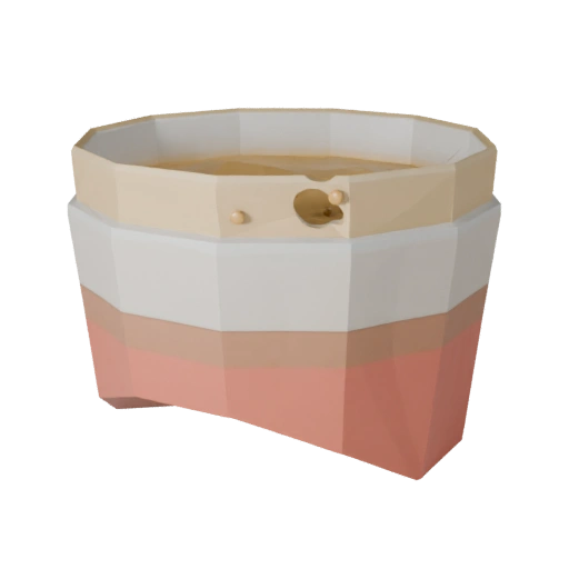 Funkelnde Kaffeetasse 3D Echtzeit-Asset für Engines