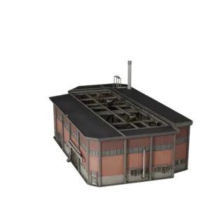 Water Treatment Plant 3D Model - Realistic Archviz Asset