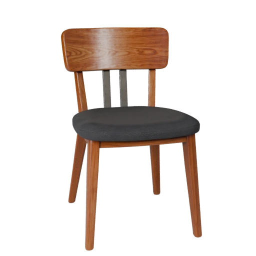 Modular Scandinavian Accent Chair 3D Layered Asset