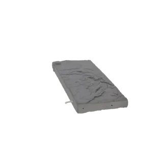 Textured Rectangular Platform with Raised Surface