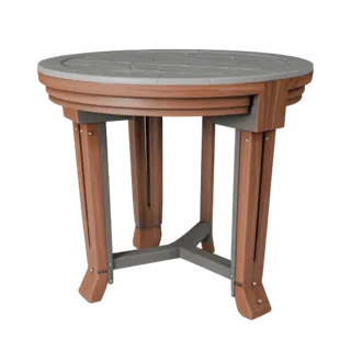 Unreal Ready Round Side Table 3D Game Asset Bundle