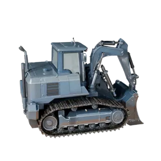 Detailed Mining Bulldozer 3D Hero Asset for Studio