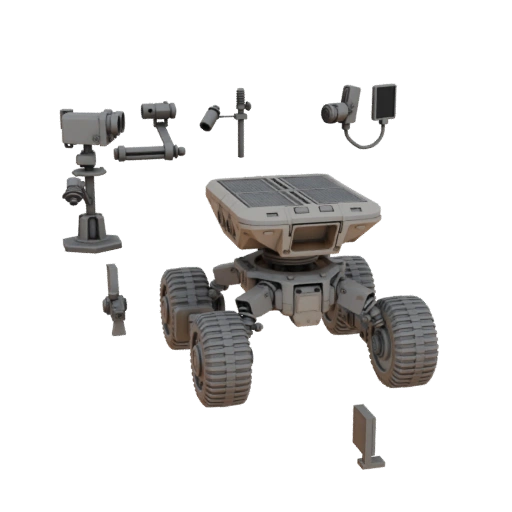 Prospector Sample Collector 3D-Asset für STL-Druck