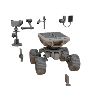 Prospector Sample Collector 3D Asset for STL Print