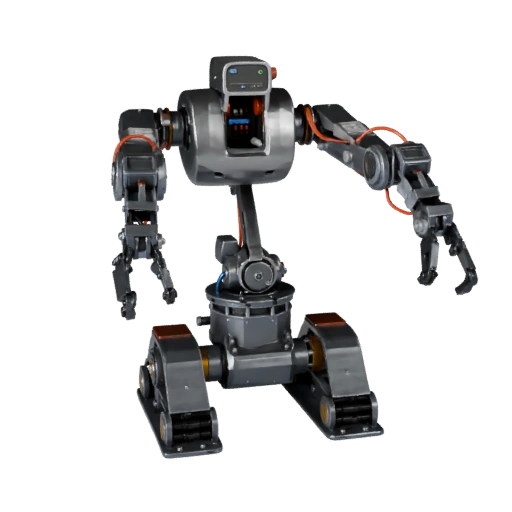 Braccio Robotico di Servizio Asset 3D per Motori di Studio