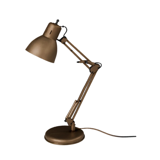 Minimalistische Schreibtischlampe 3D-Asset für Hero Cinema Renders