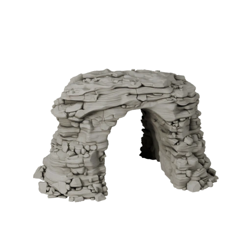 Kit Modulare Bocca di Grotta Calcarea 3D per la Creazione di Livelli