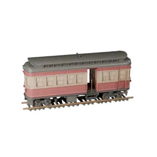 Printable Vintage Passenger Train STL 3D Model for