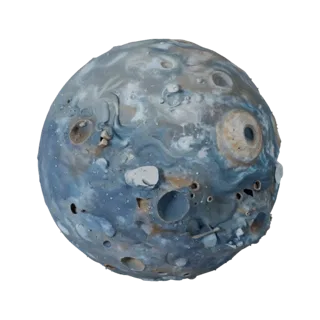 Gas Giant Asteroid Field 3D Asset for Hero Renders